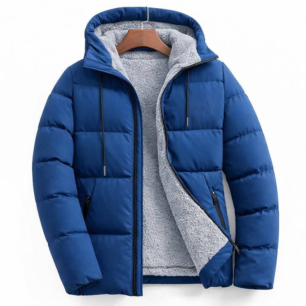 Polar Sade Mavi Şişme Mont