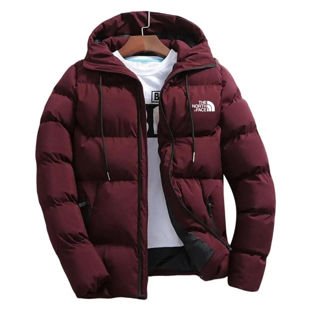 North Face Bordo Şişme Mont